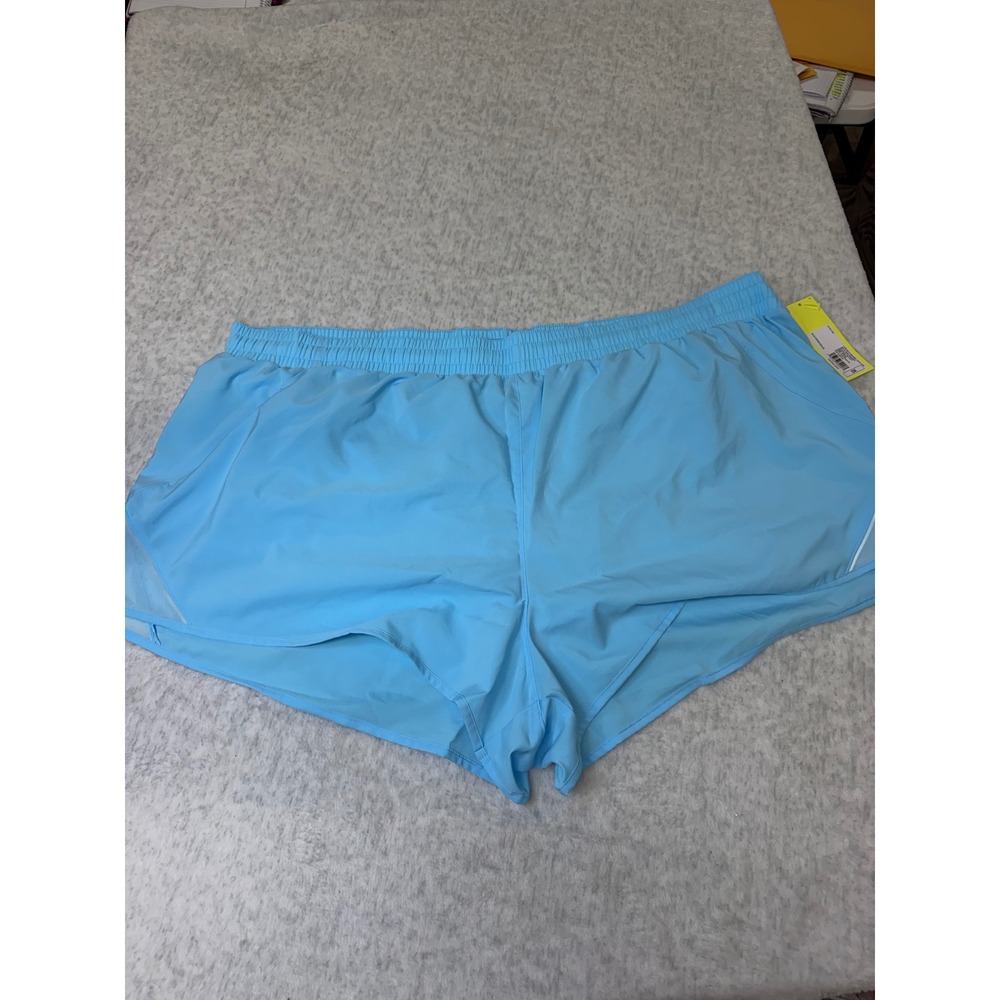 All in Motion Blue Denim Athletic Running Shorts Plus Size 3X NWT 3G3LZ8